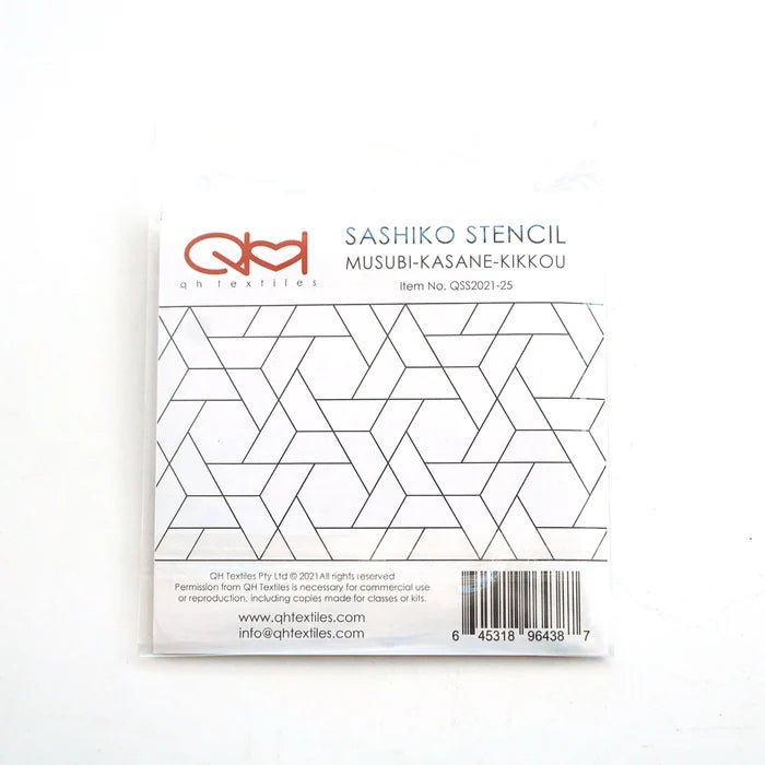 Sashiko Stencil Musubi-Kasane-Kikkou # QSS2021-25