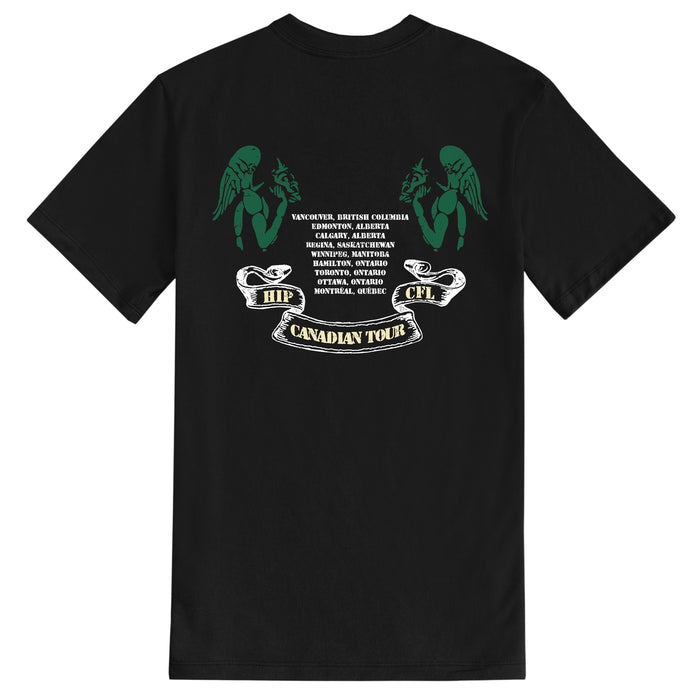 Made in Canada Saskatchewan Roughriders CFL x The Tragically Hip Tee - Unisex - Province of Canada