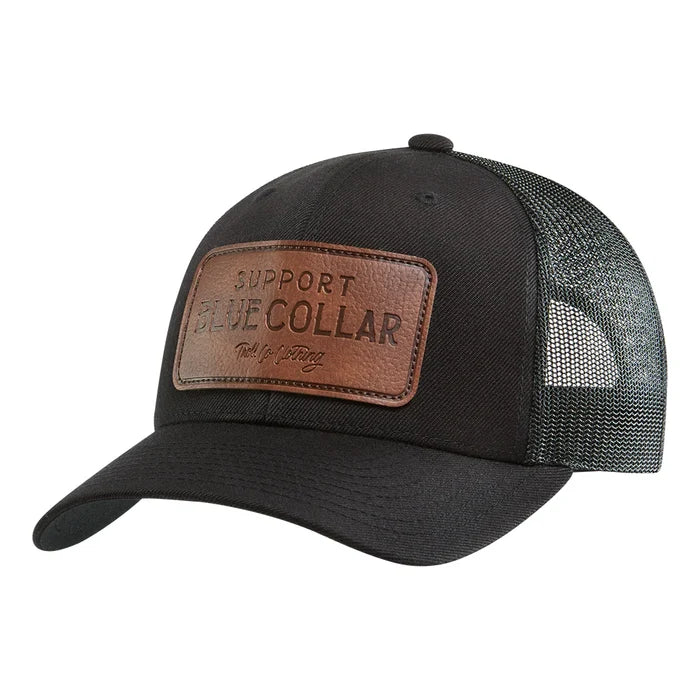 Troll Co. SBC Barricade curved brim trucker hat in black