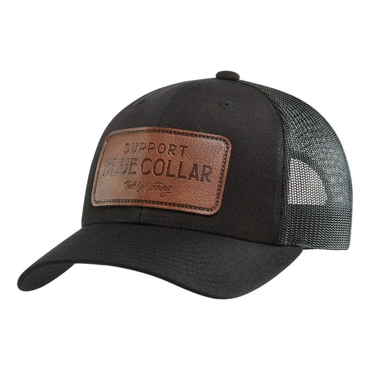 Troll Co. SBC Barricade curved brim trucker hat in black