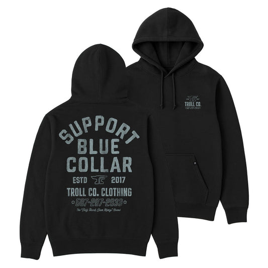 Troll Co. SBC Billboard hooded sweatshirt in black