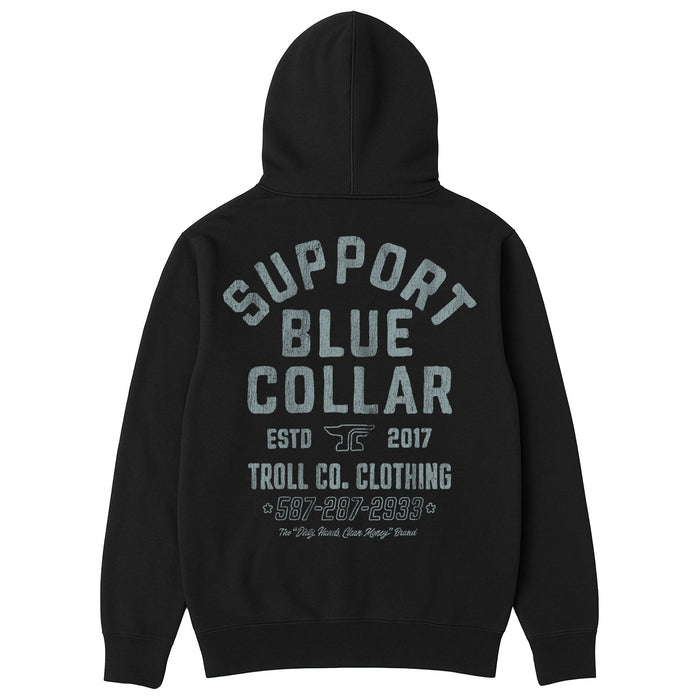 Troll Co. SBC Billboard hooded sweatshirt in black, alternate product view