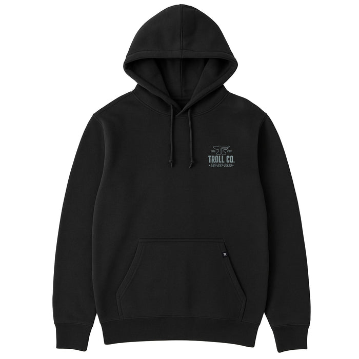 Troll Co. SBC Billboard hooded sweatshirt in black, additional product view