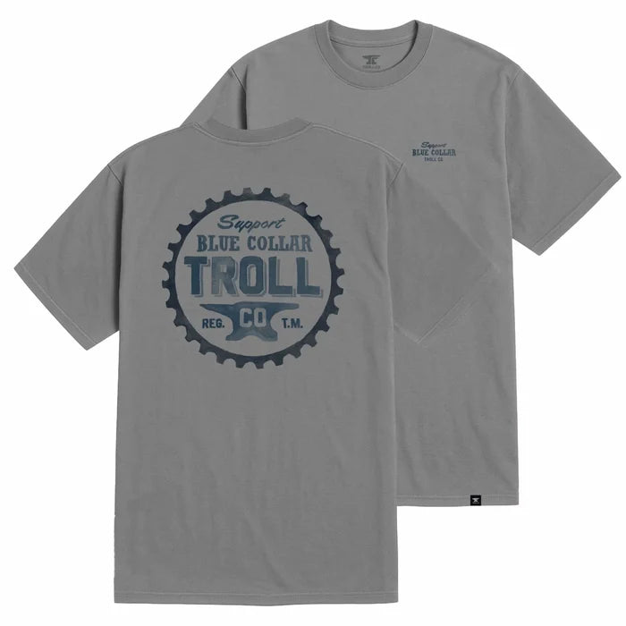 Troll Co. SBC Gear short-sleeve graphic t-shirt in putty, available in big and tall sizes
