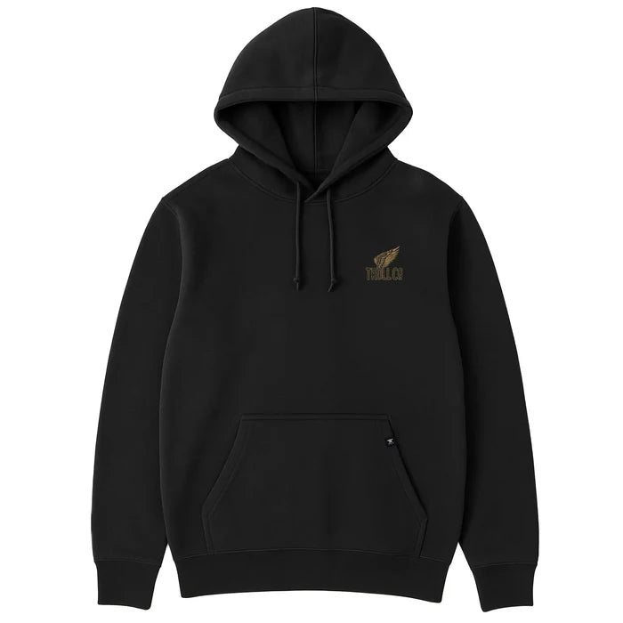 Troll Co. SBC Grounded hooded sweatshirt in black, additional product view