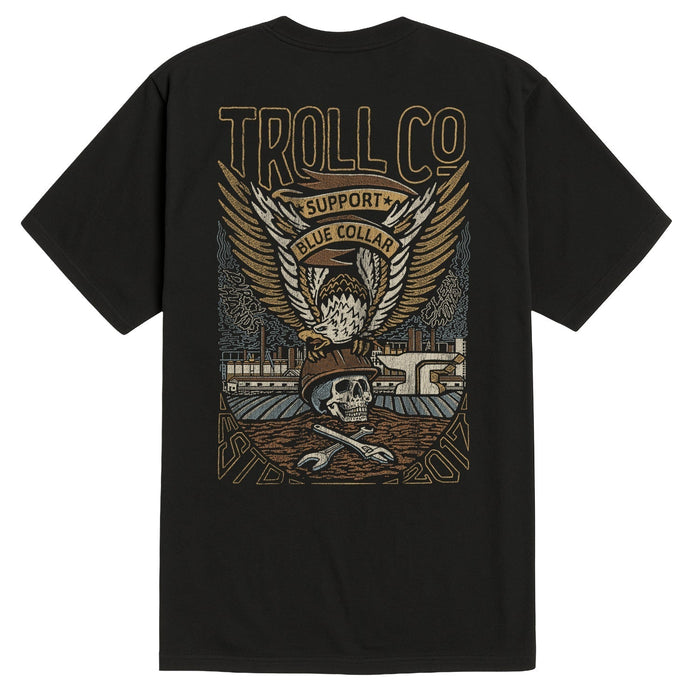Troll Co. SBC Grounded graphic t-shirt in black, alternate product view