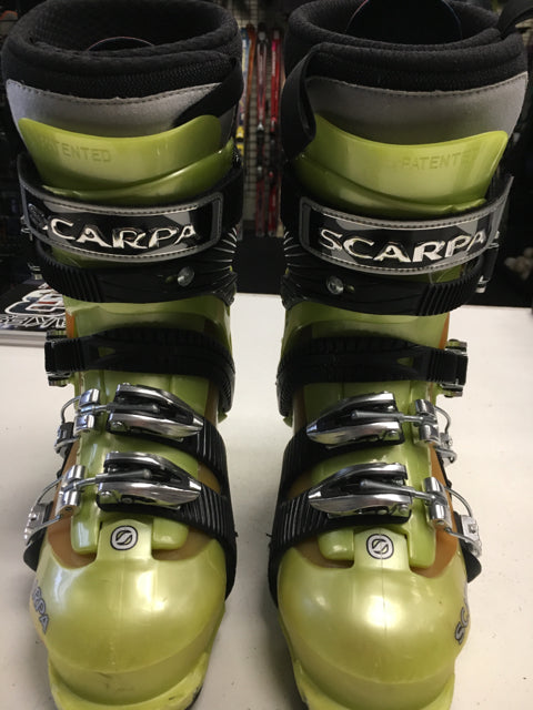 Scarpa Spirit4 Used Yellow/Orange 305mm Back Country Touring Boots