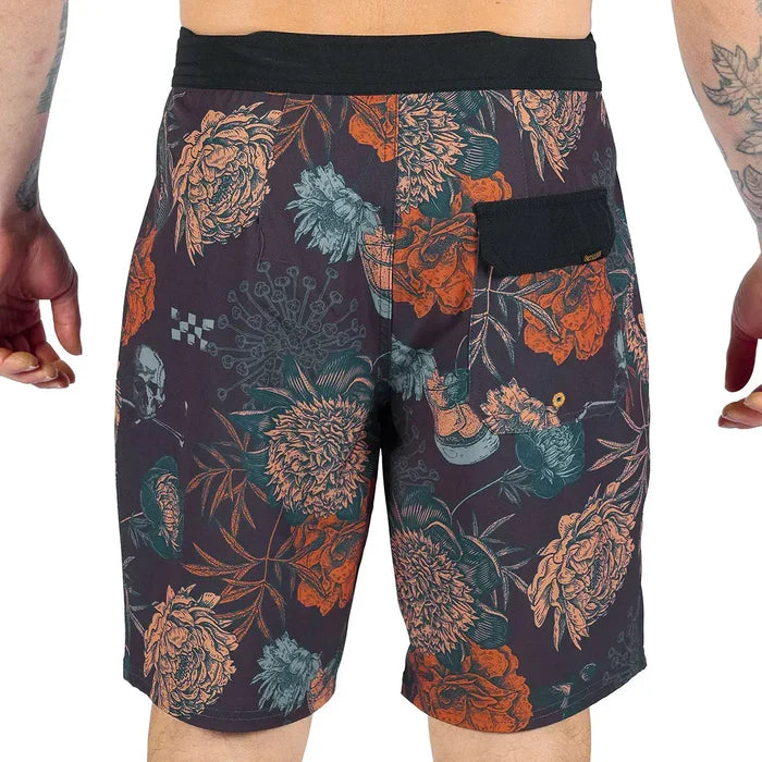 Fasthouse Scene 19 inch boardshort in vintage black, alternate product view