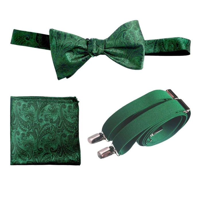 Emerald Green Paisley