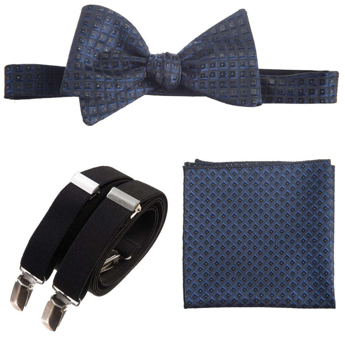 Navy Blue Stardust Black