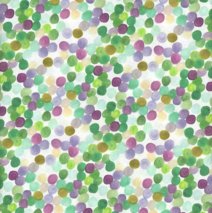Sequins Purple 100% Cotton Sold by the Yard  Novelty