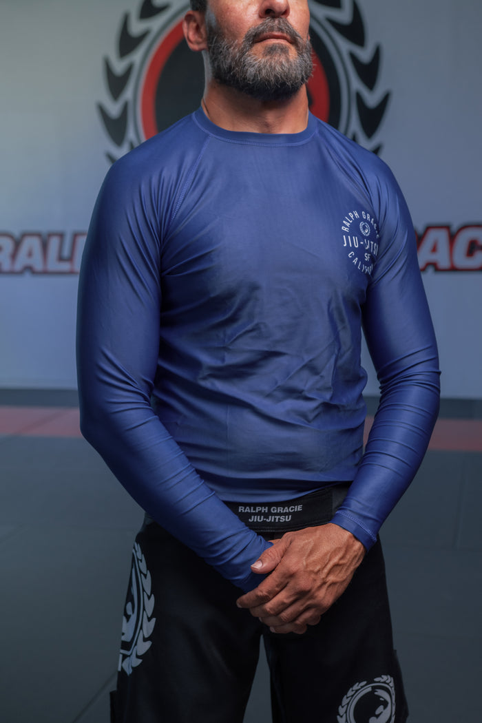 SF Classic Long Sleeve Rashguard - Blue