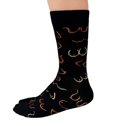 Simply the Breast Socks (For Her in Black)