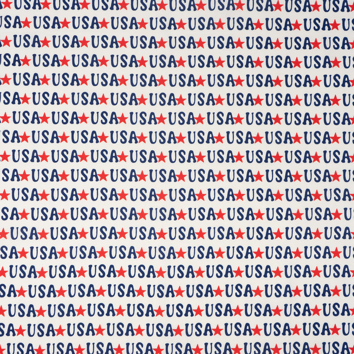 SINGER® Fabric, 100% Cotton, Starred USA, Cut by the Yard