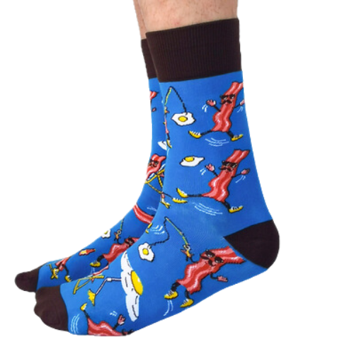 Sir Bacon Socks 2022 Bacon and Eggs Socks