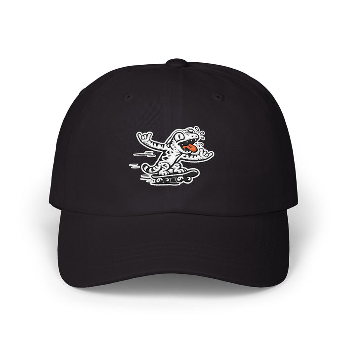 Skater Gecko Classic Dad Cap (Black)