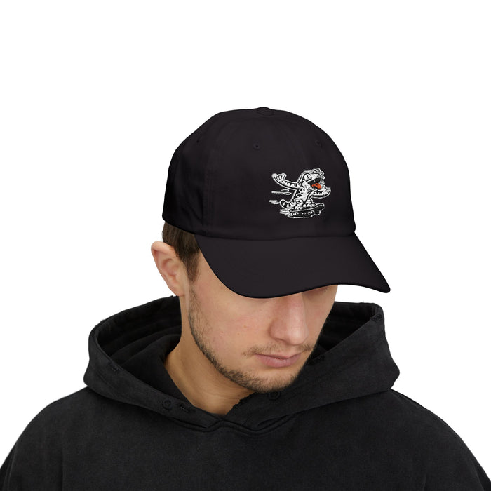 Skater Gecko Classic Dad Cap (Black)