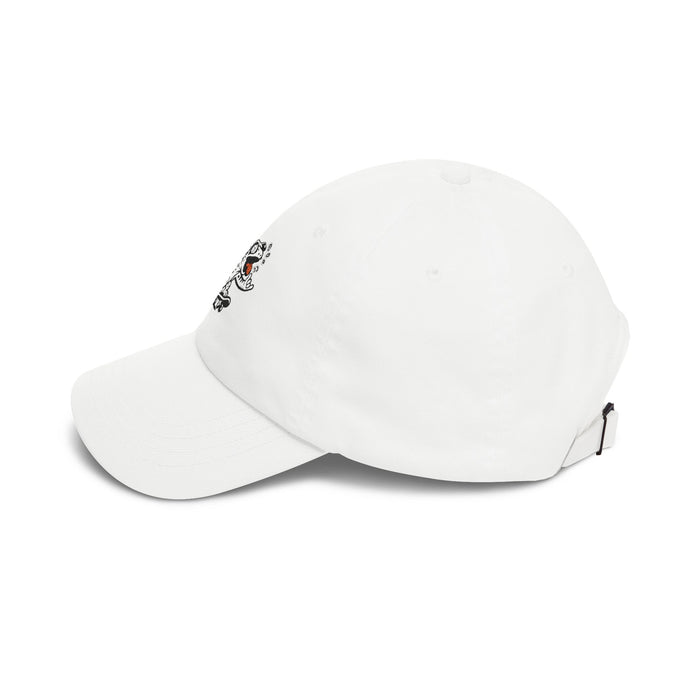 Skater Gecko Classic Dad Cap (White)