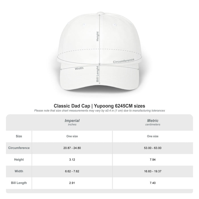 Skater Gecko Classic Dad Cap (White)