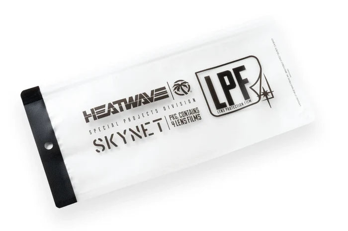 Skynet LPF lens protection film four pack by Heat Wave Visual for safety eyewear lenses