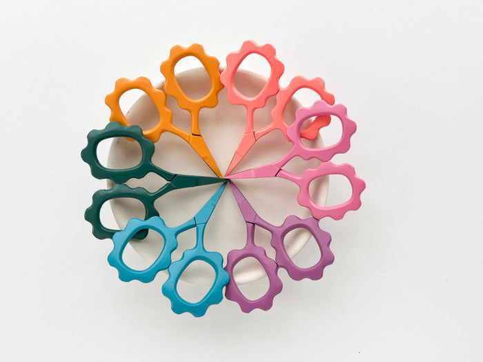 Small Flower Embroidery Scissors