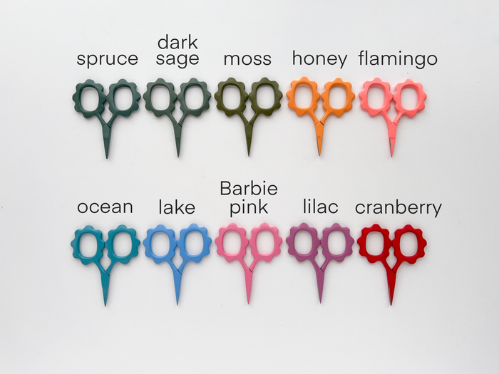 Small Flower Embroidery Scissors