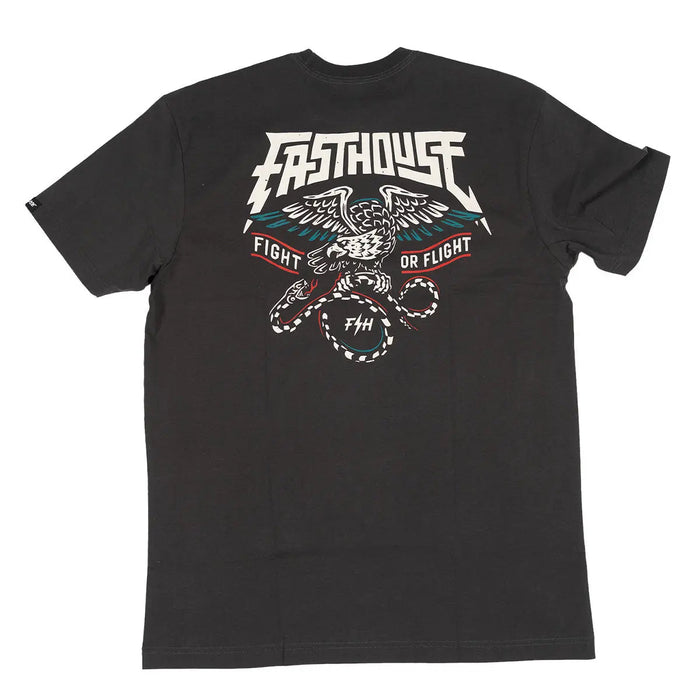 Fasthouse Soar graphic t-shirt in graphite black, additional product view