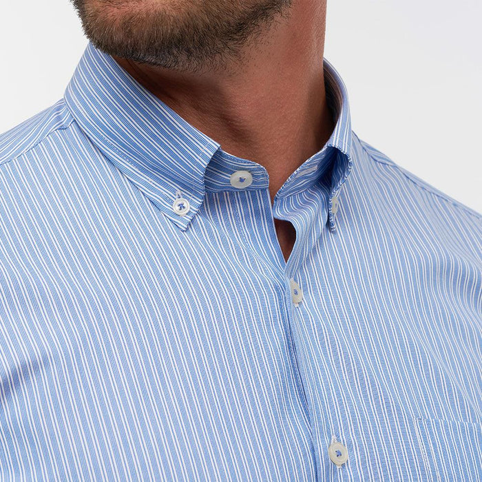 Soho Stripe Blue Casual Fit Shirt - Thin Red Line