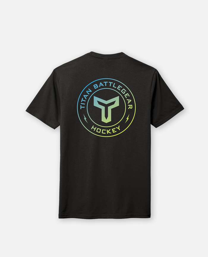 SR Puck Fade Tee - Black