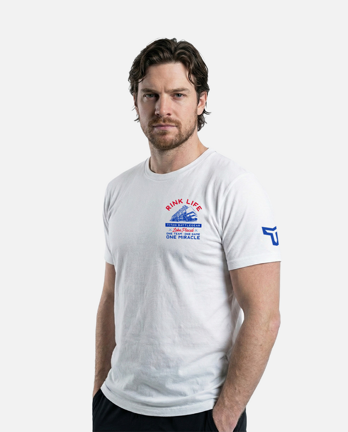 SR RINK LIFE MIRACLE TEE - USA GRAPHIC