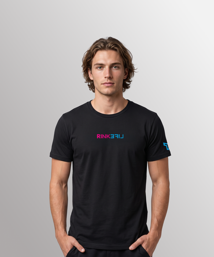 SR RL STACK 2.0 TEE - BLACK