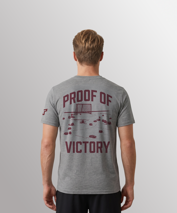 SR VICTORY TEE - HEATHER GRAY