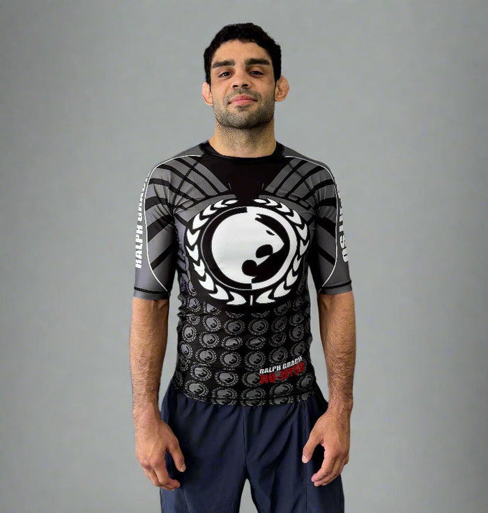 Standard Short Sleeve Rashguard - Gray
