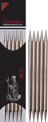 Steel Double Pointed Needles 6"