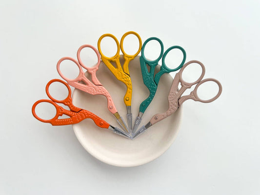 Stork Embroidery Scissors
