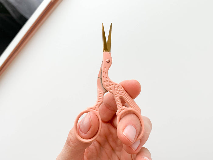 Stork Embroidery Scissors