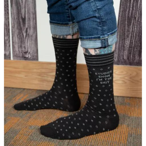 STUDIES SHOW I'M THE SHIT CREW SOCKS Men