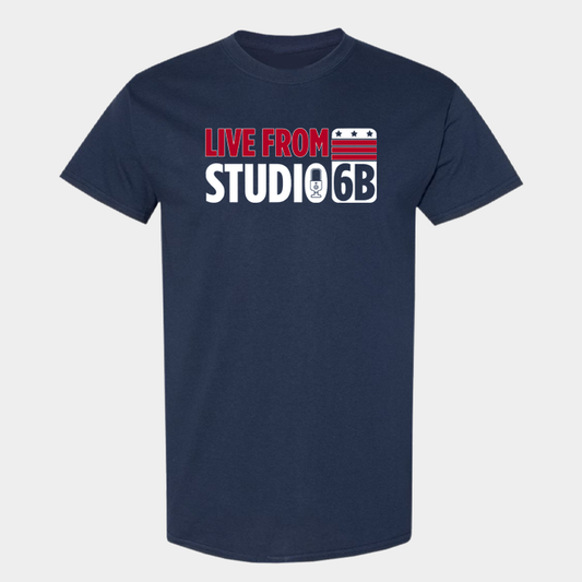 Studio 6B Classic Fine Jersey T-Shirt – Navy
