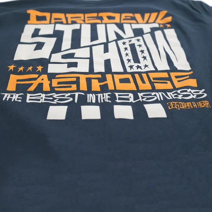 Stunt Show SS Tee - Indigo - Purpose-Built / Home of the Trades