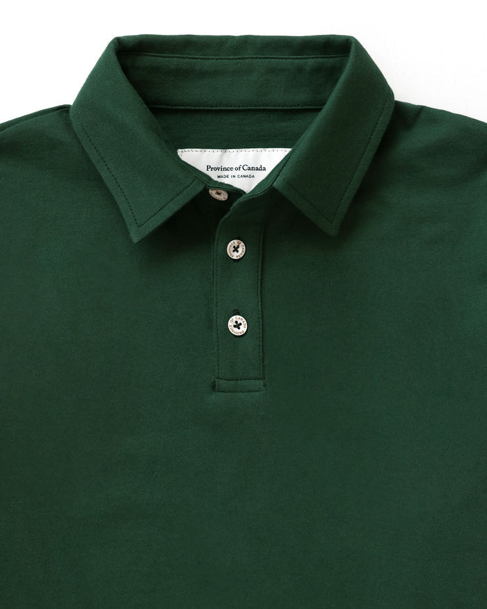 Made in Canada Sunday Polo Shirt Forest - Province of Canada