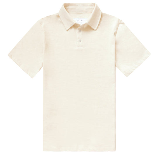 Made in Canada Sunday Polo Shirt Natural - Province of Canada