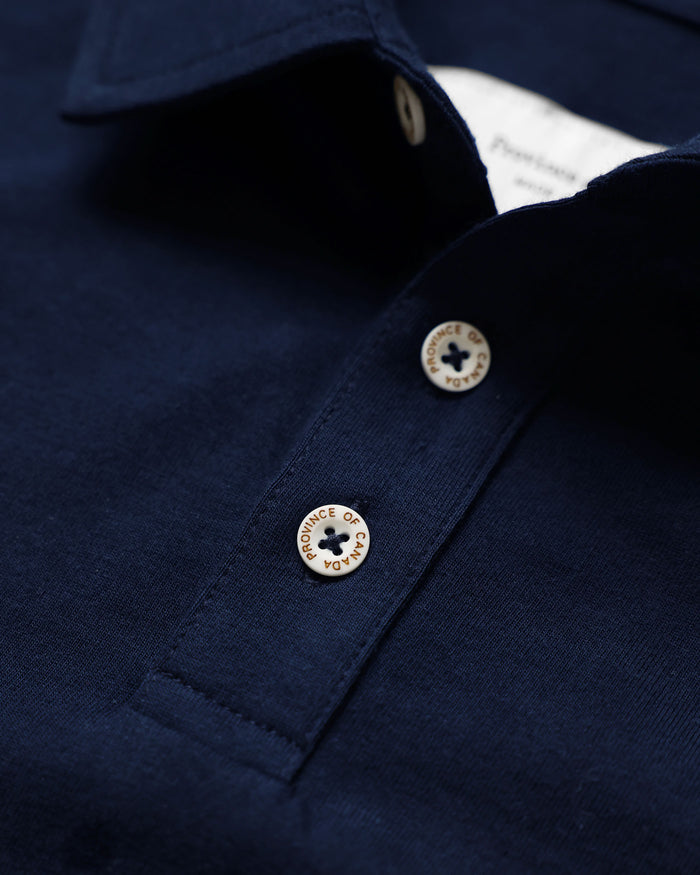 Made in Canada Sunday Polo Shirt Navy - Province of Canada