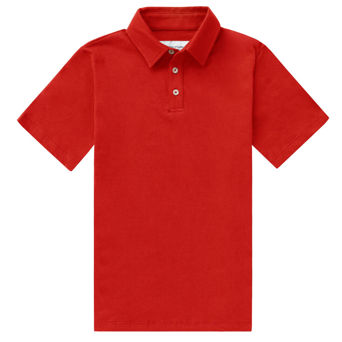 Made in Canada Sunday Polo Shirt Red - Province of Canada