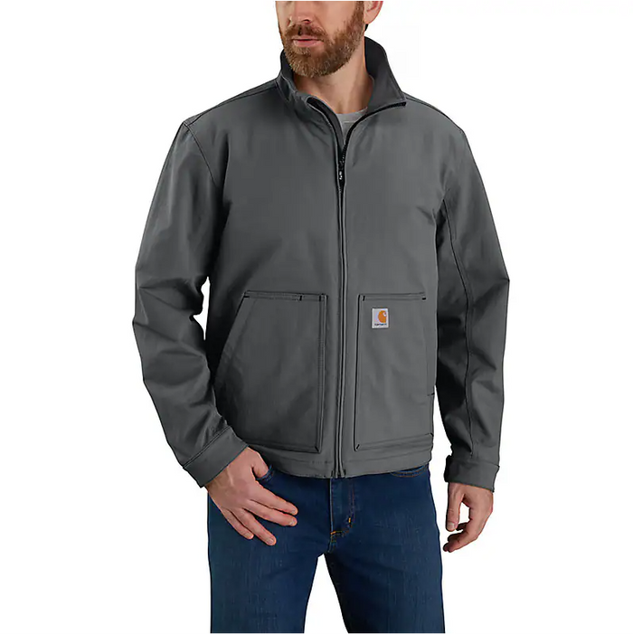 Carhartt Super Dux relaxed fit lightweight soft shell jacket in gravel