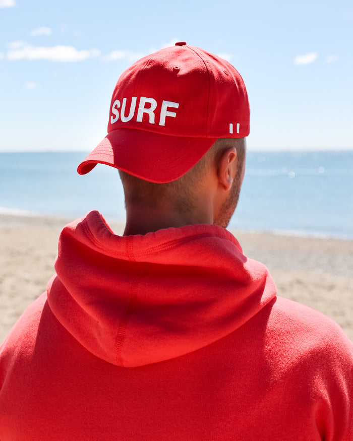 Made in Canada Red Surf Baseball Hat - Province of Canada