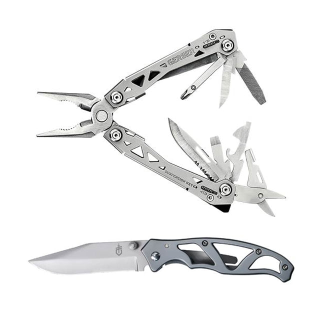 Gerber Suspension NXT multi-tool and Paraframe knife combo set