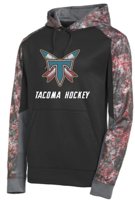 Tacoma Rockets Fleece Pullover Hooded Sweatshirt