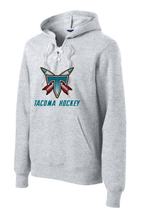Tacoma Rockets T Logo Adult Hockey Lace Hoodie