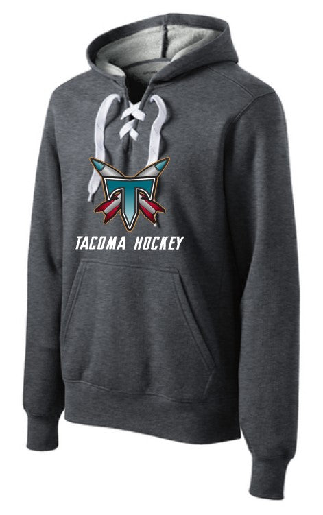 Tacoma Rockets T Logo Adult Hockey Lace Hoodie