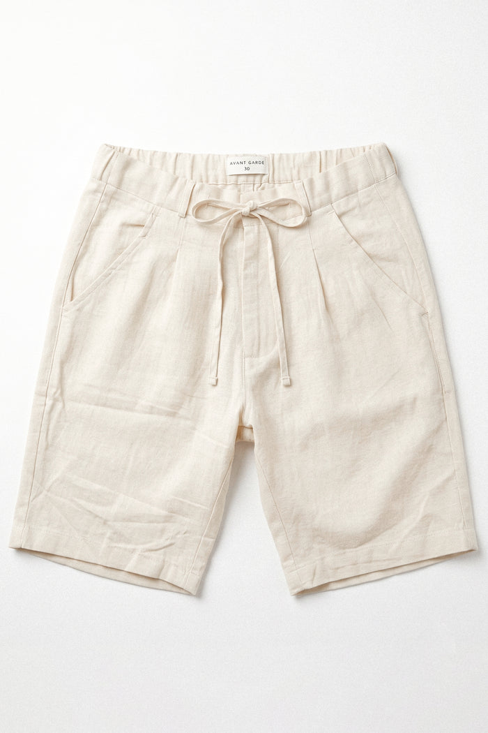 Tailored Linen Shorts